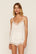 Model is wearing Kari Cami & Short PJ Set in Ivory