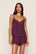 Model is wearing Kari Cami & Short PJ Set in Wildberry
