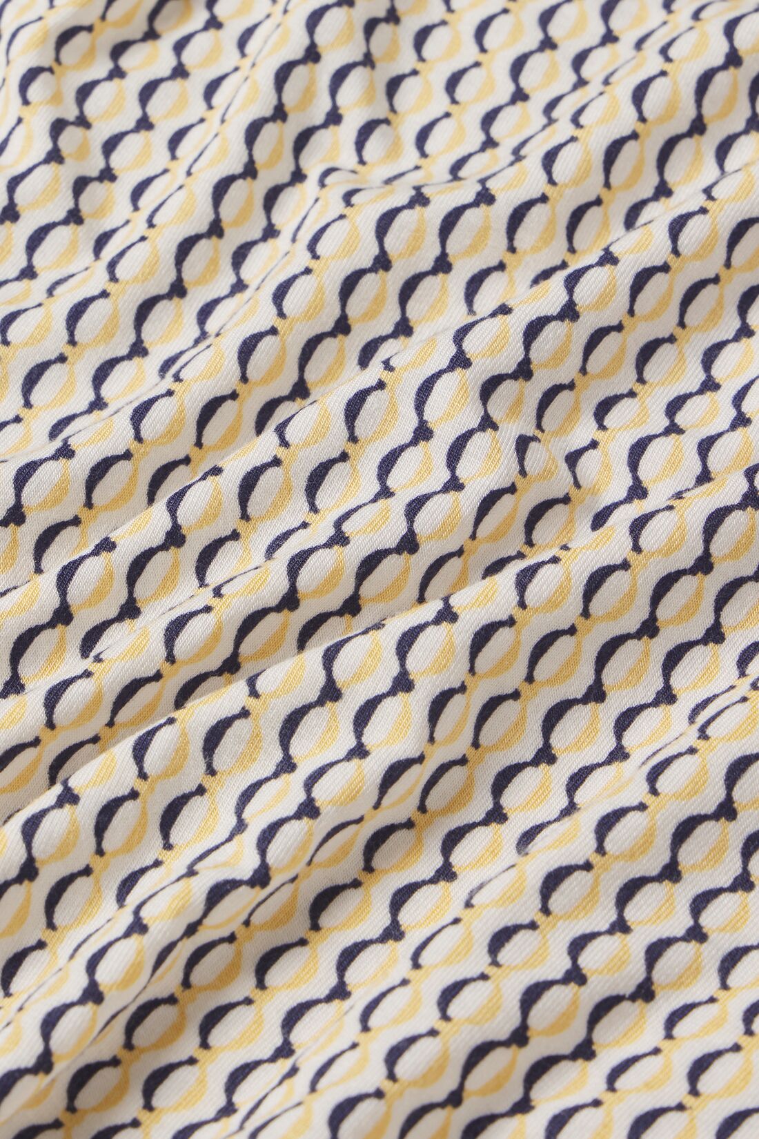 fabric detail shot in Hourglass Sunbeam/Navy