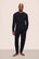 Model is wearing Henry TENCEL™ Modal Long PJ Set in Black