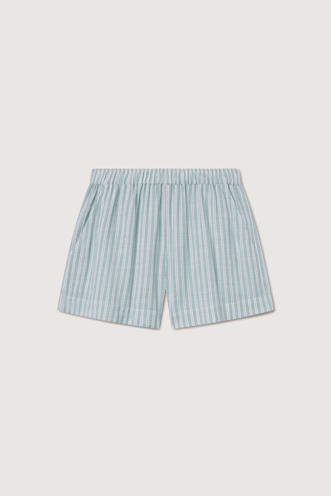 Nautico Relaxed Short PJ Set in Regatta Stripe Seagrass/White