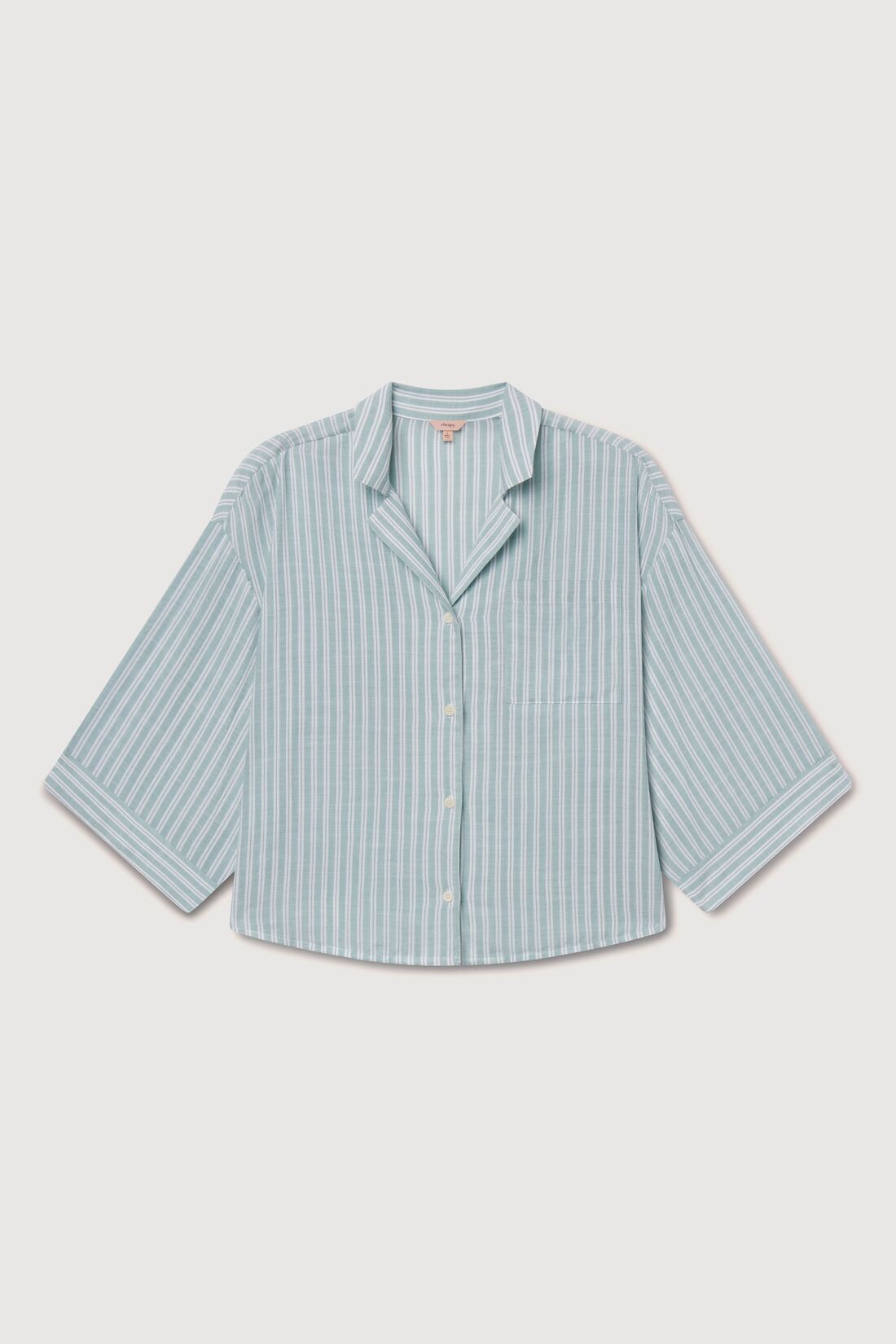 Nautico Relaxed Short PJ Set in Regatta Stripe Seagrass/White
