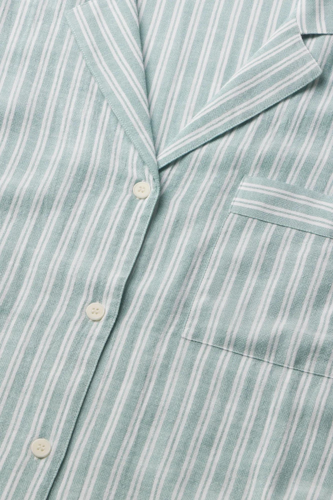 Nautico Relaxed Short PJ Set in Regatta Stripe Seagrass/White