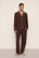 Model is wearing William TENCEL™ Modal Long PJ Set in Chocolate/Ivory