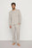Model is wearing Henry TENCEL™ Modal Long PJ Set in Heather Grey