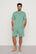 Model is wearing Henry TENCEL™ Modal Short PJ Set in Seagrass