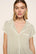 Model is wearing Frida TENCEL™ Modal Shortie Short PJ Set  in  Sandstone/Ivory
